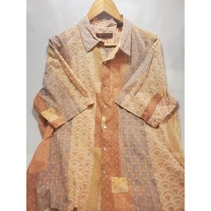 Tori Richard Shirt Mens XL Multi-Color Cotton Button Shirt